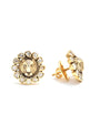 Antique Gold White Stud